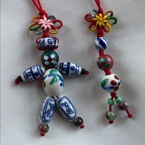 Colorful Beaded Bag Charms